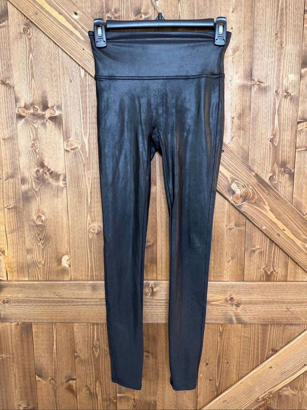 SPANX by Sara Blakely Black Stretch Leggings Size Small S/P (9266)